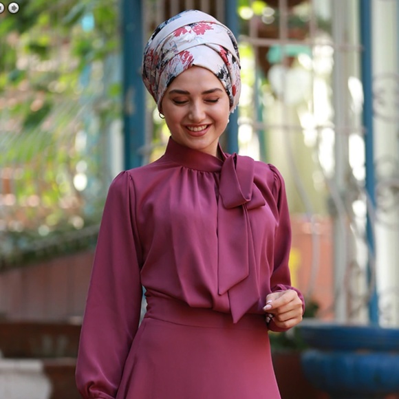 Fully Lined Dress (Color Plum) - Picture 3 of 4